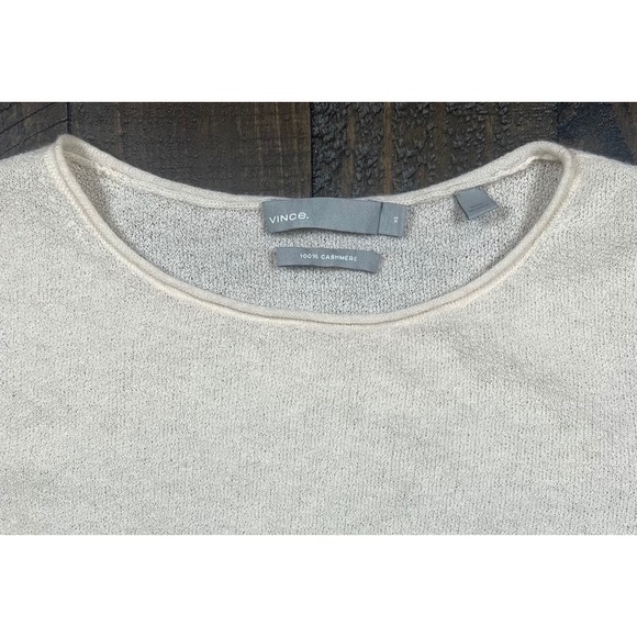 VINCE Women's 100% Cashmere Sweater, Beige, Size XS - Picture 7 of 7